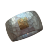 Rustikaler Ring mit Hammerschlag