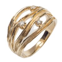 Ring mit 3 Brillanten